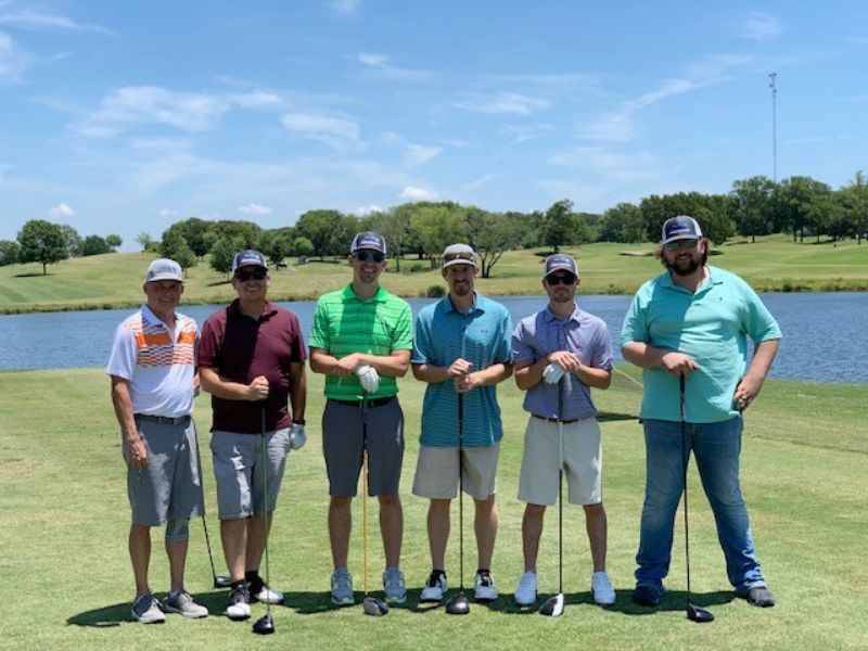 Team DSS at 2020 Golf Tournament