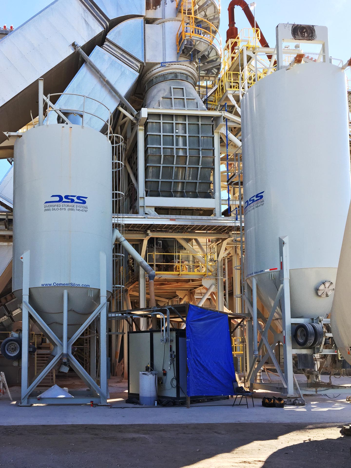 DSS Process Silos Feeder Silos for Emission Control