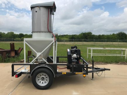 DSS Specialty Equipment Portable Dust Collector Rear Side View